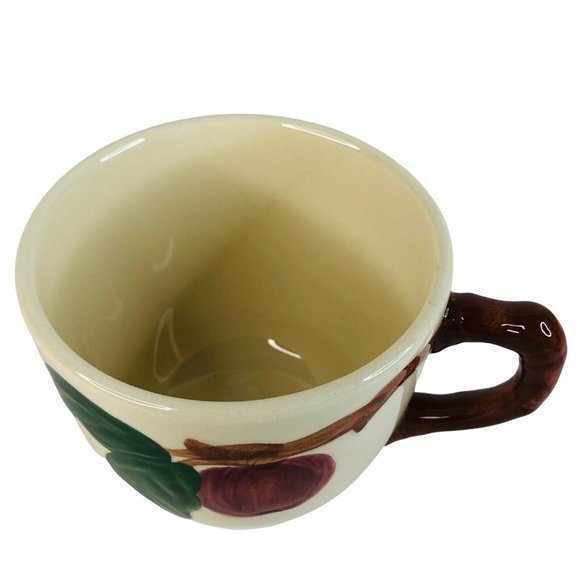 Franciscan Dinnerware Apple Coffee Cup and Saucer USA Backstamp Flying F Vintage - Picture 6 of 11